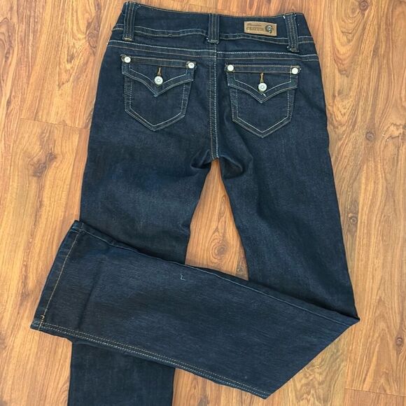 Vintage C'est Toi dark wash jeans boot cut size 3 90s for( tall girls  long legs - Picture 1 of 6
